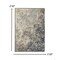 Homeroots 2 x 3 ft. Charcoal & Ivory Abstract Scatter Area Rug 385289 - alternate 4